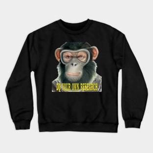 Funny DYOR Bored Ape Crypto Monkey Crewneck Sweatshirt